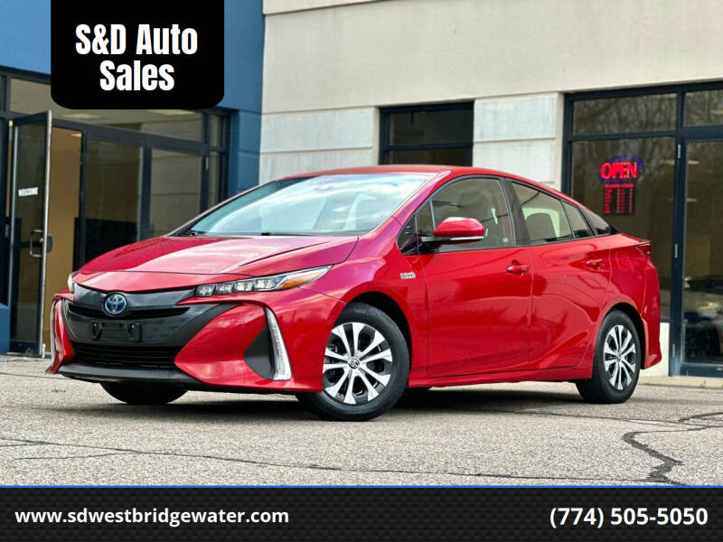 2020 Toyota Prius Prime for sale at S&D Auto Sales in West Bridgewater MA