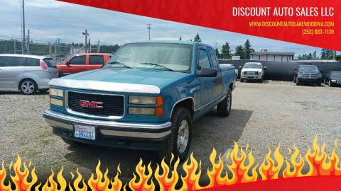1998 GMC Sierra 1500 for sale at DISCOUNT AUTO SALES LLC in Spanaway WA