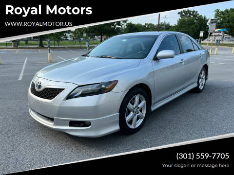 2008 Toyota Camry for sale at Royal Motors in Hyattsville MD