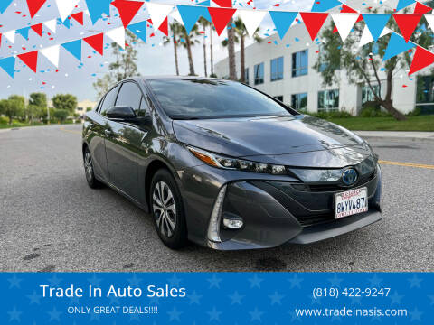 2021 Toyota Prius Prime for sale at Trade In Auto Sales in Van Nuys CA