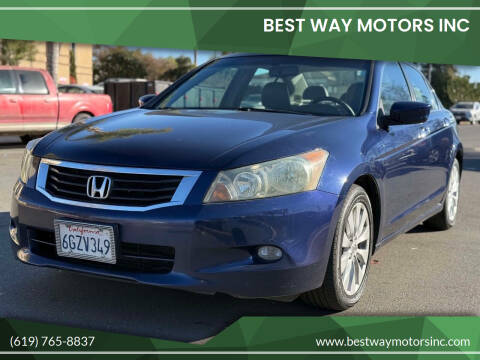 2009 Honda Accord for sale at BEST WAY MOTORS INC in San Diego CA