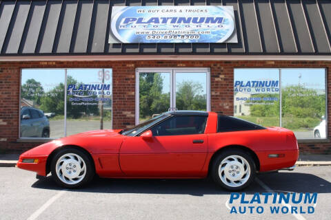 1996 Chevrolet Corvette for sale at Platinum Auto World in Fredericksburg VA