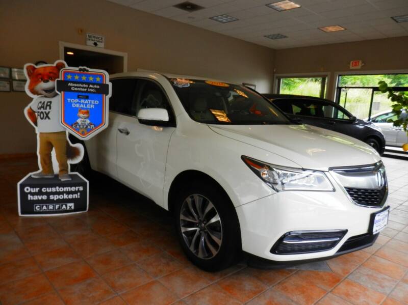 2016 Acura MDX for sale at ABSOLUTE AUTO CENTER in Berlin CT