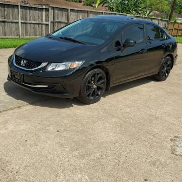 2013 Honda Civic for sale at MOTORSPORTS IMPORTS in Houston TX