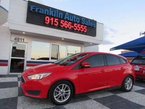 2016 Ford Focus for sale at Franklin Auto Sales in El Paso TX