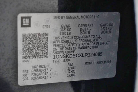 2020 Chevrolet Tahoe Police