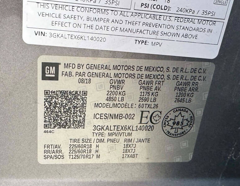 2019 GMC Terrain SLE