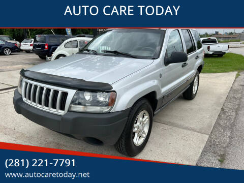 2004 Jeep Grand Cherokee for sale at AUTO CARE TODAY in Spring TX