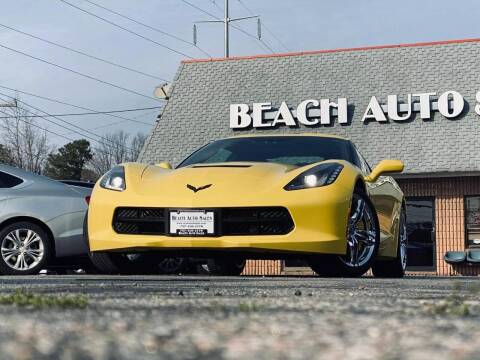 2016 Chevrolet Corvette for sale at Beach Auto Sales in Virginia Beach VA