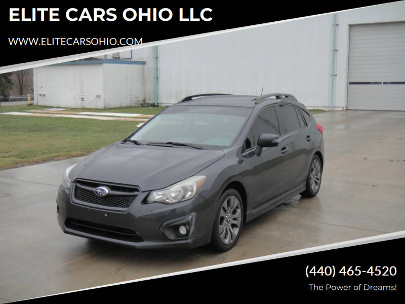 2016 Subaru Impreza for sale at ELITE CARS OHIO LLC in Solon OH