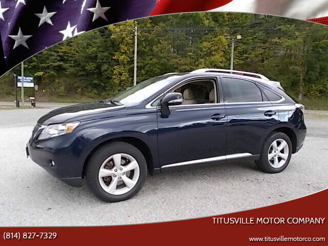 2010 Lexus RX 350 for sale at Titusville Motor Company in Titusville PA