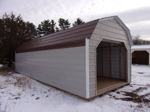 12 x 32 metal lofted garage