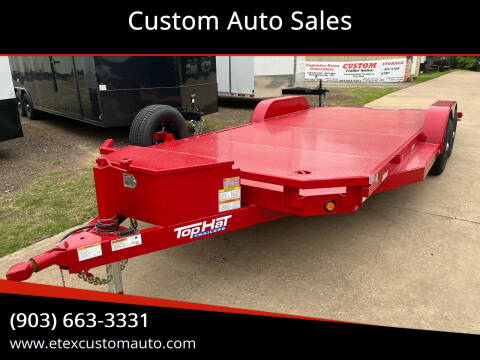 2024 Top Hat 20x83 All Steel Car Hauler for sale at Custom Auto Sales - TRAILERS in Longview TX