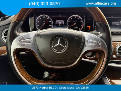 2015 Mercedes-Benz S-Class S 550