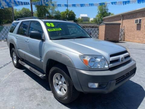 2003 Toyota 4Runner for sale at Wilkinson Used Cars in Milledgeville GA