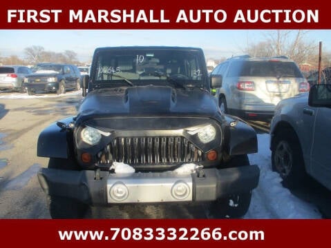 2010 Jeep Wrangler for sale at First Marshall Auto Auction in Harvey IL