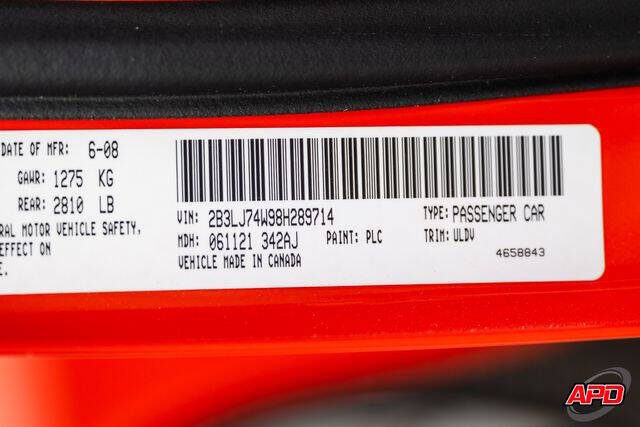 2008 Dodge Challenger SRT8