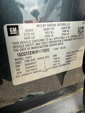 2017 Chevrolet Colorado