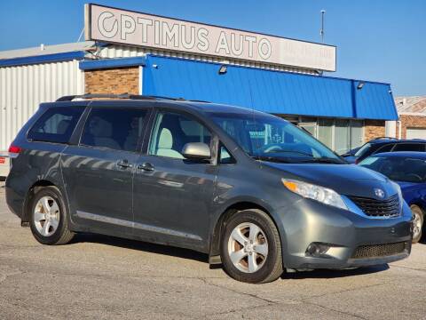 2012 Toyota Sienna for sale at Optimus Auto in Omaha NE