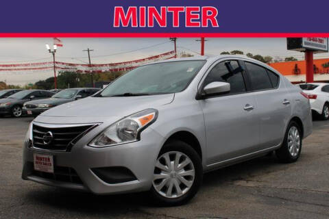 2019 Nissan Versa for sale at Minter Auto Sales in South Houston TX