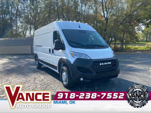 2025 RAM ProMaster for sale at Vance Fleet Services in Guthrie OK