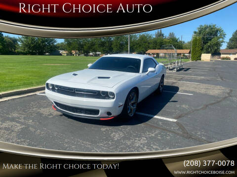 2016 Dodge Challenger for sale at Right Choice Auto in Boise ID