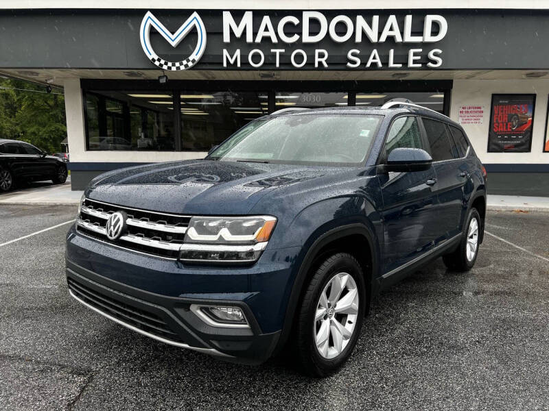 2018 Volkswagen Atlas for sale at MacDonald Motor Sales in High Point NC