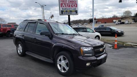 2008 Chevrolet TrailBlazer for sale at FIRST CHOICE AUTO Inc in Middletown OH