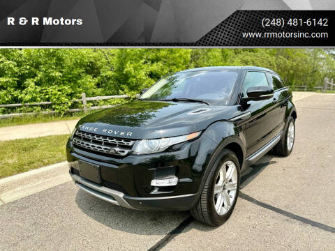2013 Land Rover Range Rover Evoque Coupe for sale at R & R Motors in Waterford MI