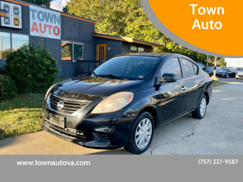 2012 Nissan Versa for sale at Town Auto in Chesapeake VA