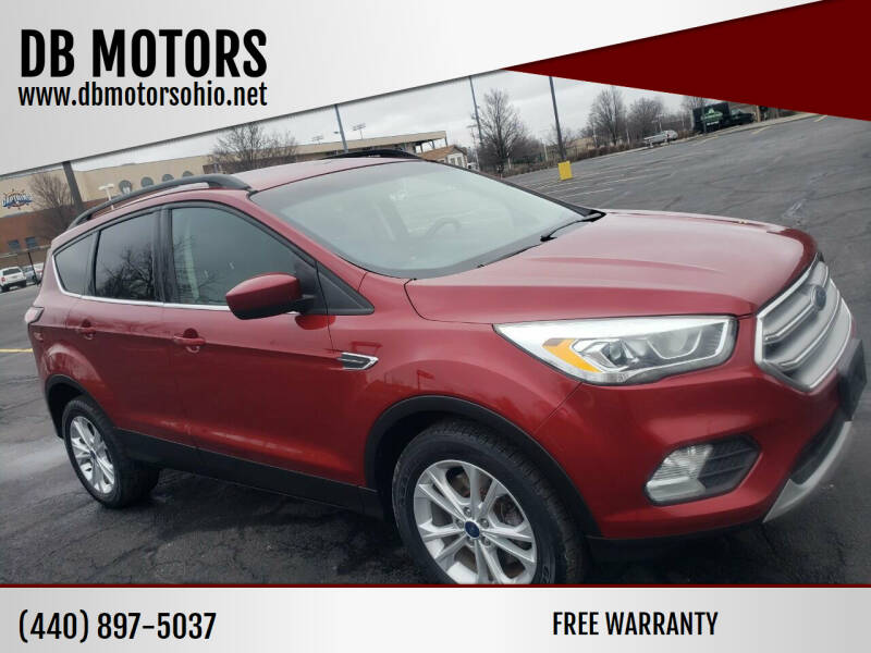 2017 Ford Escape for sale at DB MOTORS in Eastlake OH