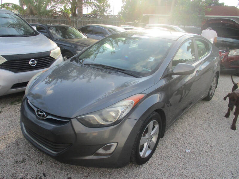 2013 Hyundai Elantra for sale at K & V AUTO SALES LLC in Hollywood FL