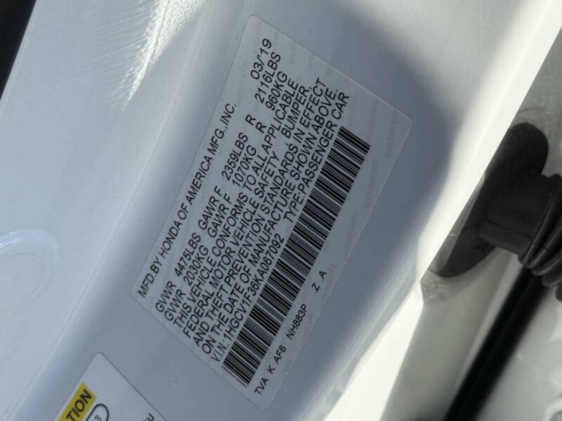 2019 Honda Accord Sport