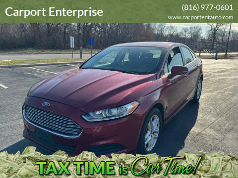 2013 Ford Fusion for sale at Carport Enterprise - 6336 State Ave in Kansas City KS