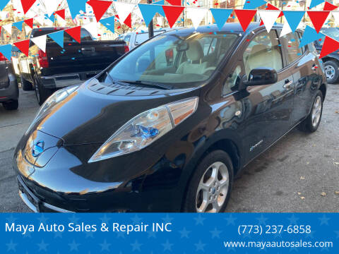 2012 Nissan LEAF for sale at Maya Auto Sales & Repair INC in Chicago IL