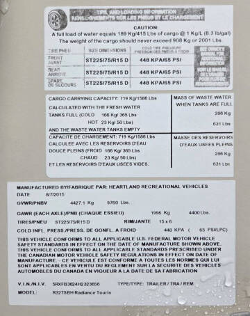 2017 Cruiser RV Radiance Touring Edition