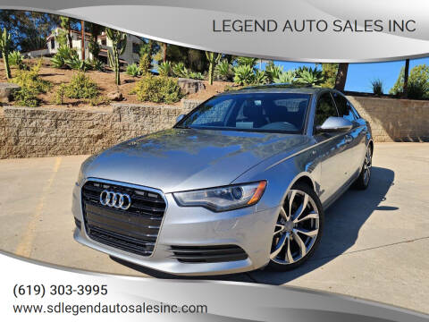 2015 Audi A6 for sale at Legend Auto Sales Inc in Lemon Grove CA