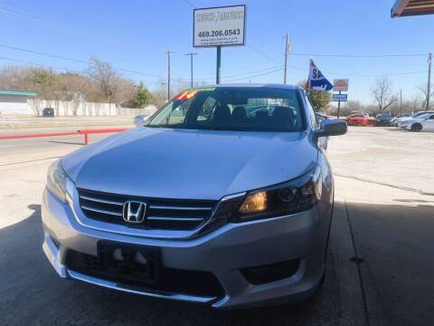 2014 Honda Accord for sale at Shock Motors in Garland TX
