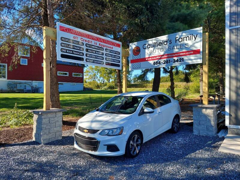 2020 Chevrolet Sonic for sale at Caulfields Family Auto Sales in Bath PA