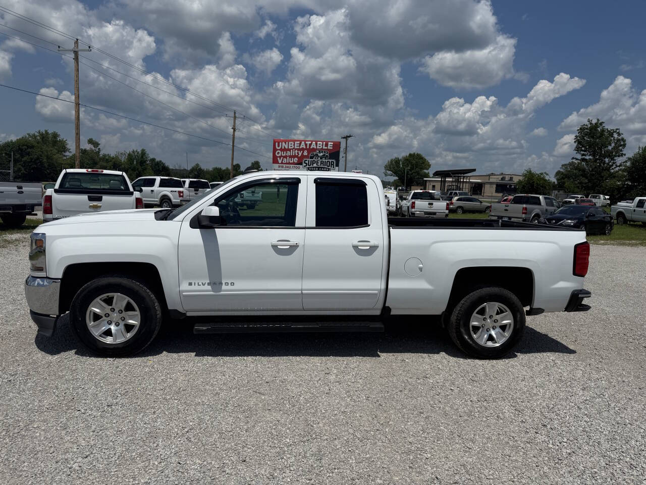 White 2017 Chevrolet Silverado 1500 LT 4x2 LT 4dr Double Cab 6.5 ft. SB 2