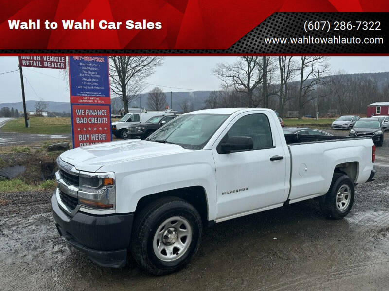 2017 Chevrolet Silverado 1500 for sale at Wahl to Wahl Car Sales in Cooperstown NY