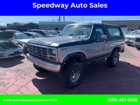 1984 Ford Bronco for sale at Speedway Auto Sales in Yakima WA