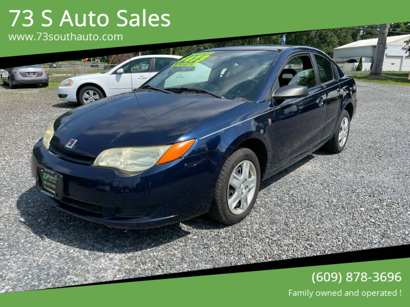 2007 Saturn Ion for sale at 73 South Auto Sales in Hammonton NJ