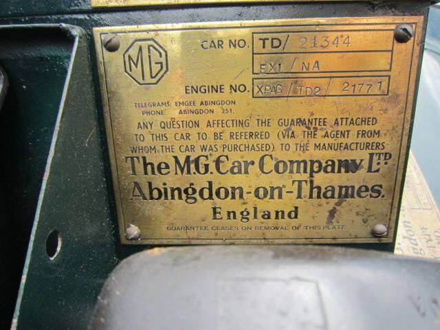 1952 MG TD