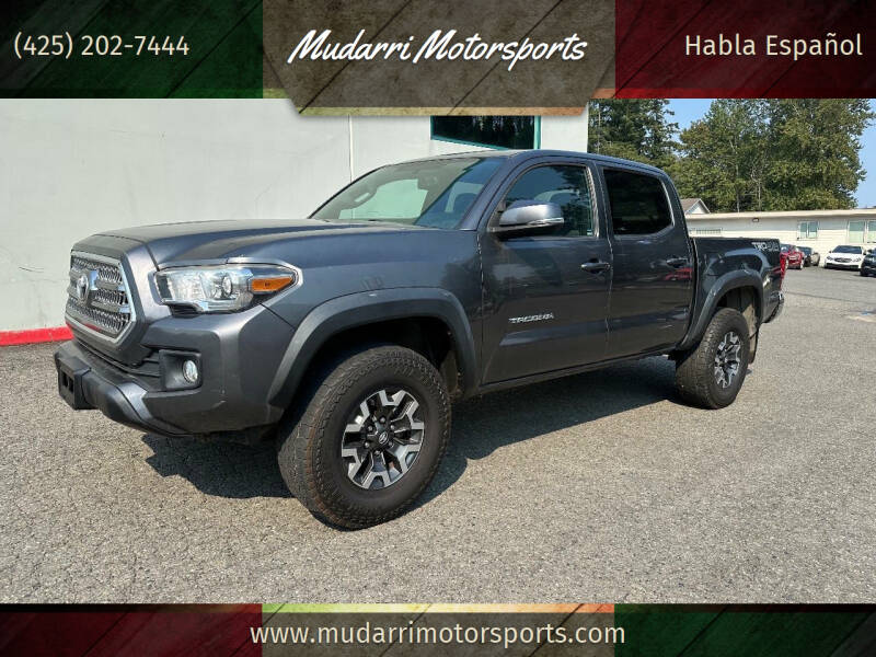 Used 2016 Toyota Tacoma SR5 with VIN 3TMCZ5AN9GM026047 for sale in Kirkland, WA