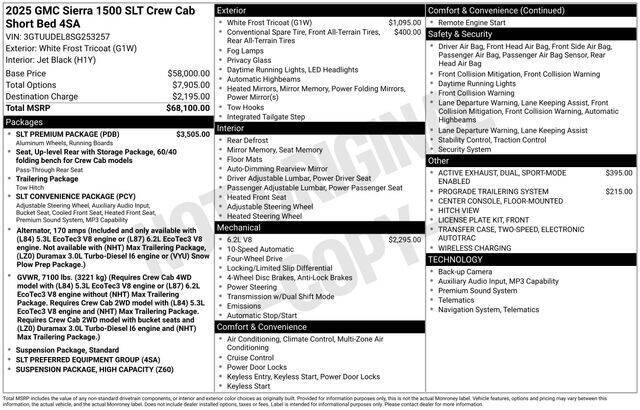 2025 GMC Sierra 1500