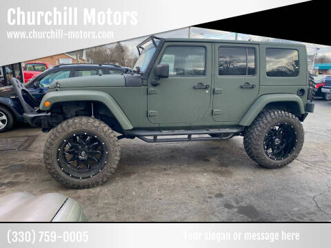 Jeep Wrangler Unlimited For Sale in Youngstown, OH - Churchill Motors