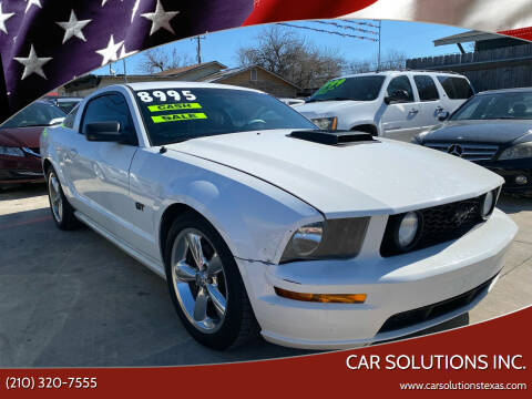 2008 Ford Mustang for sale at Car Solutions Inc. in San Antonio TX