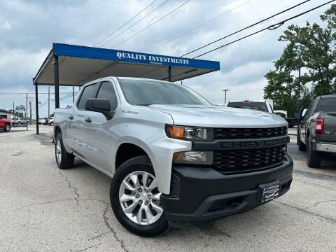 2021 Chevrolet Silverado 1500 for sale at Quality Investments in Tyler TX