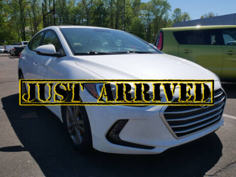 2018 Hyundai Elantra for sale at BRYNER CHEVROLET in Jenkintown PA